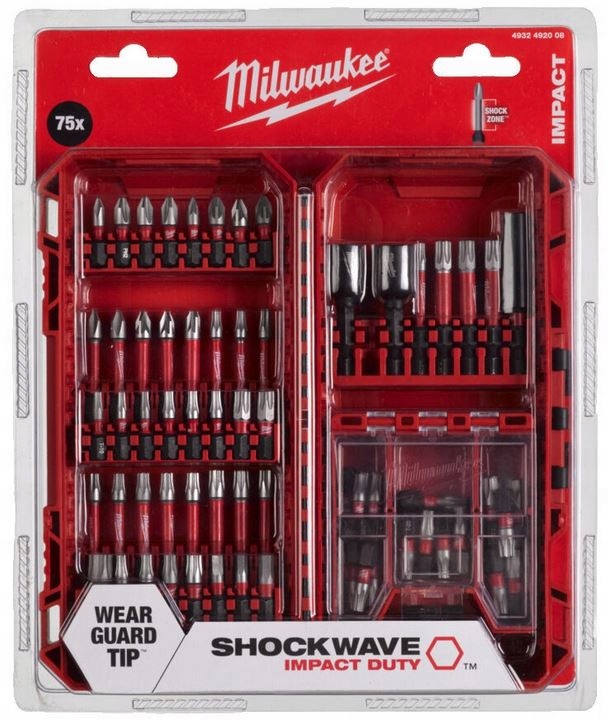 Sada rázových bitov Milwaukee 4932492008